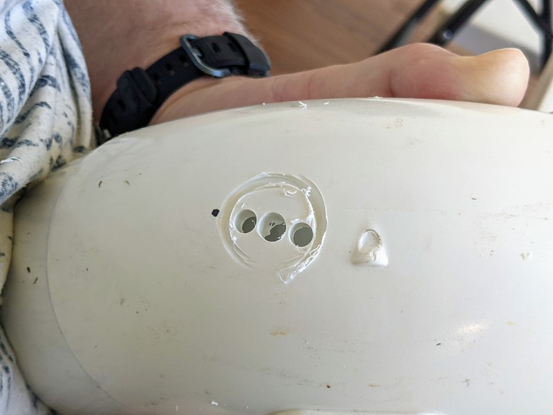 The small holes will be useful for removing the plug from the hole saw. Otherwise the plug is very hard to get out.