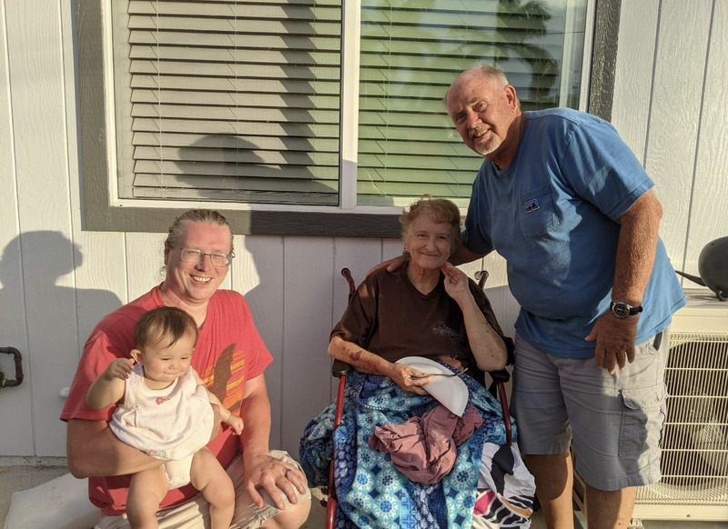 Ben and Zing Zing visited our old friends Riley and Connie Moffat in Laie on their recent visit. Their sons bought our home in Laie. Ben and Zing Zing got a tour of the rebuild.