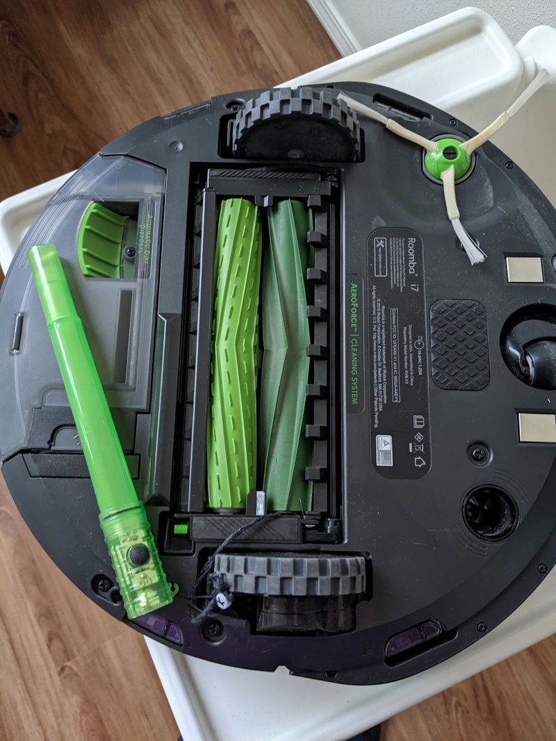 One of these things is not like the other. One of these things stops the Roomba.
