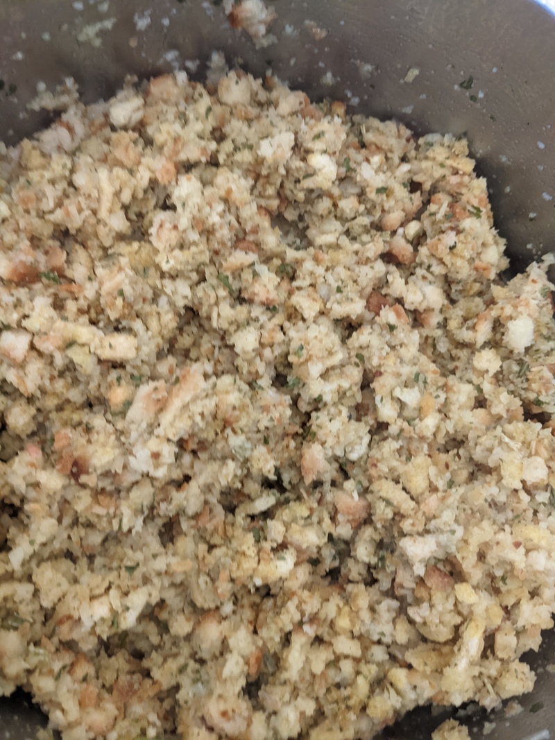 Stovetop stuffing made by Mikey.