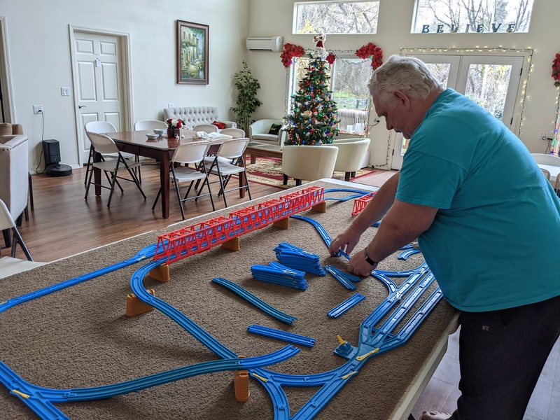 Don continues the Train layout.