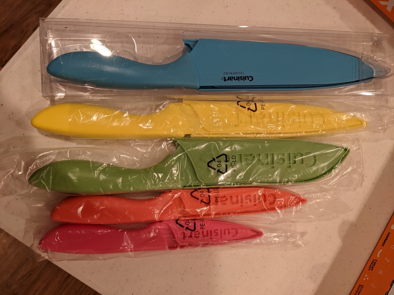 Lois Birthday knives from Joseph and boys