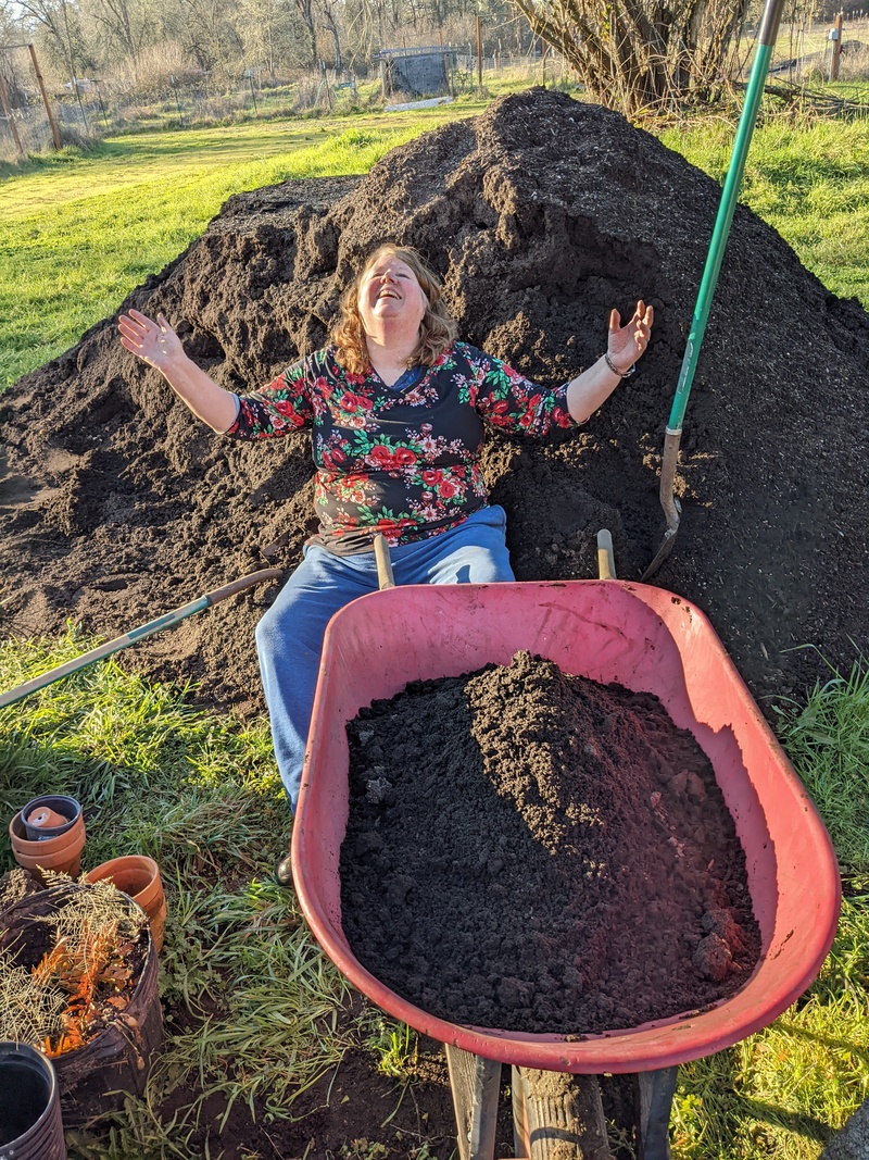 Lois fell backwards into the dirt pile. Day 2