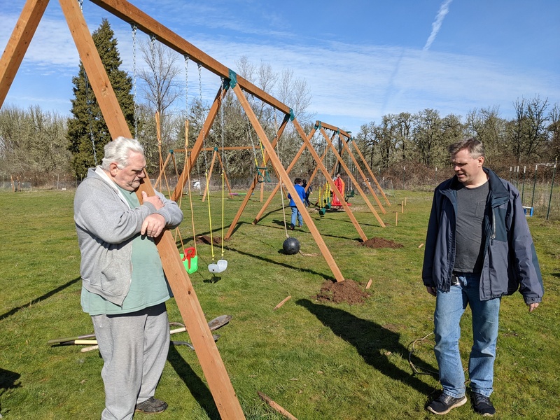 Don fails to lift the post.