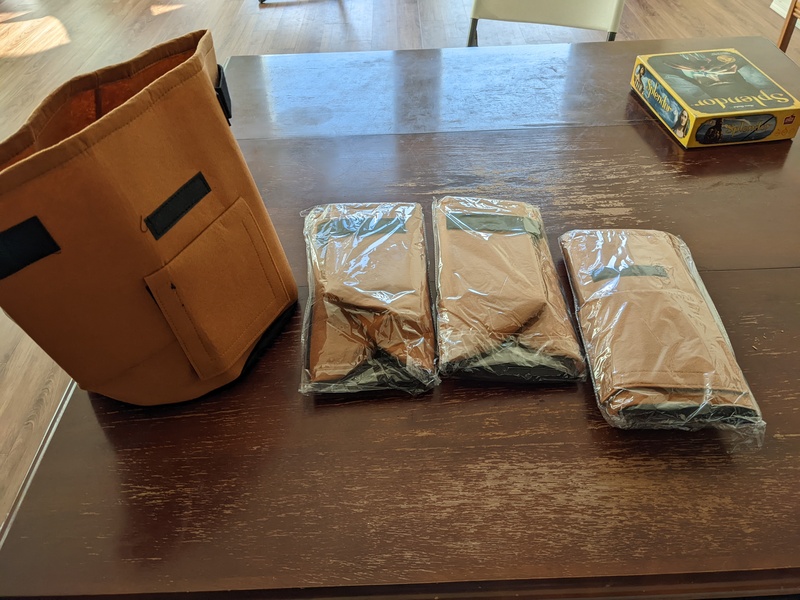 Four more potato sacks. Seven gallon size.