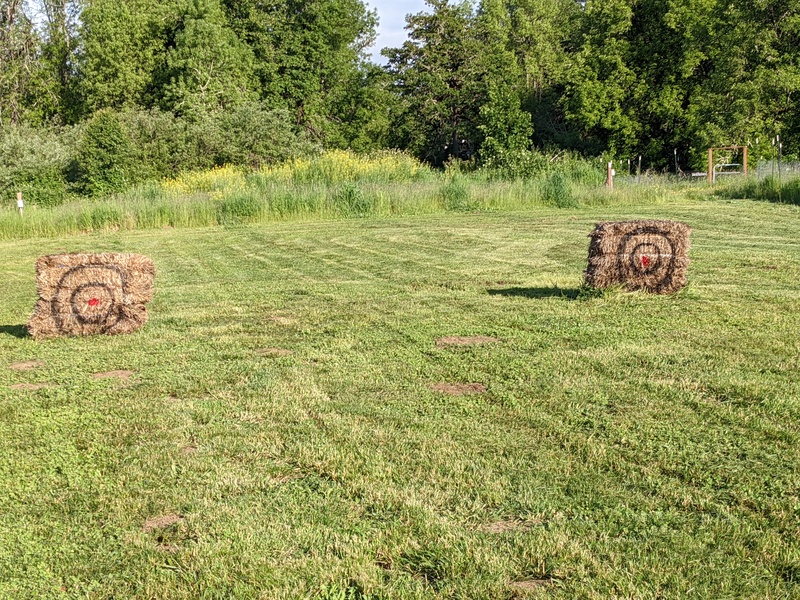 Two of the archery targets.
