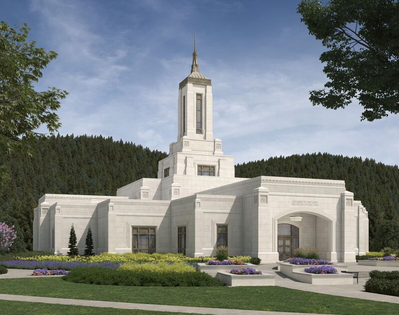 Willamette temple ground breaking was announced for October.