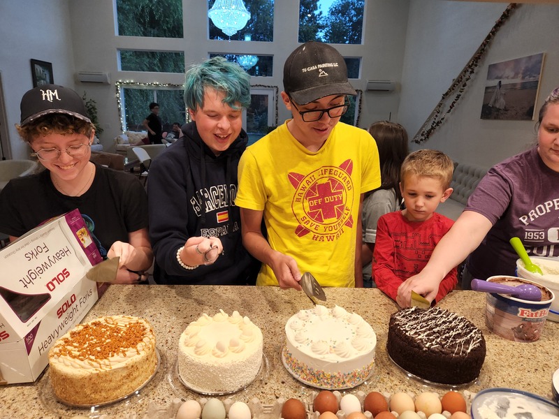 Birthdays- Jennifer, Caleb,Mikey, and Austin.