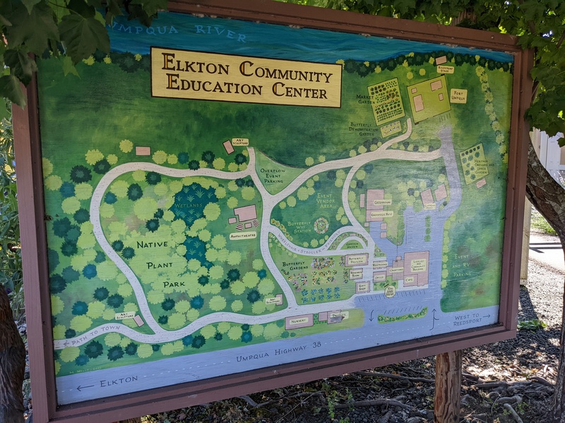 The Butterfly Pavilion and Fort Umquah at the Elkton community center.