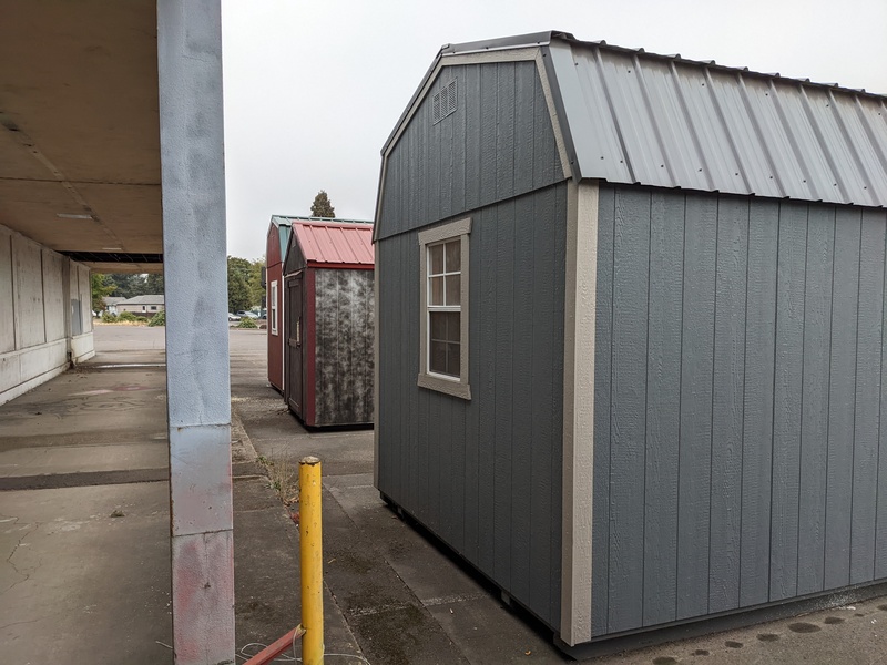 Gray Barn, Back Side, Left Profile