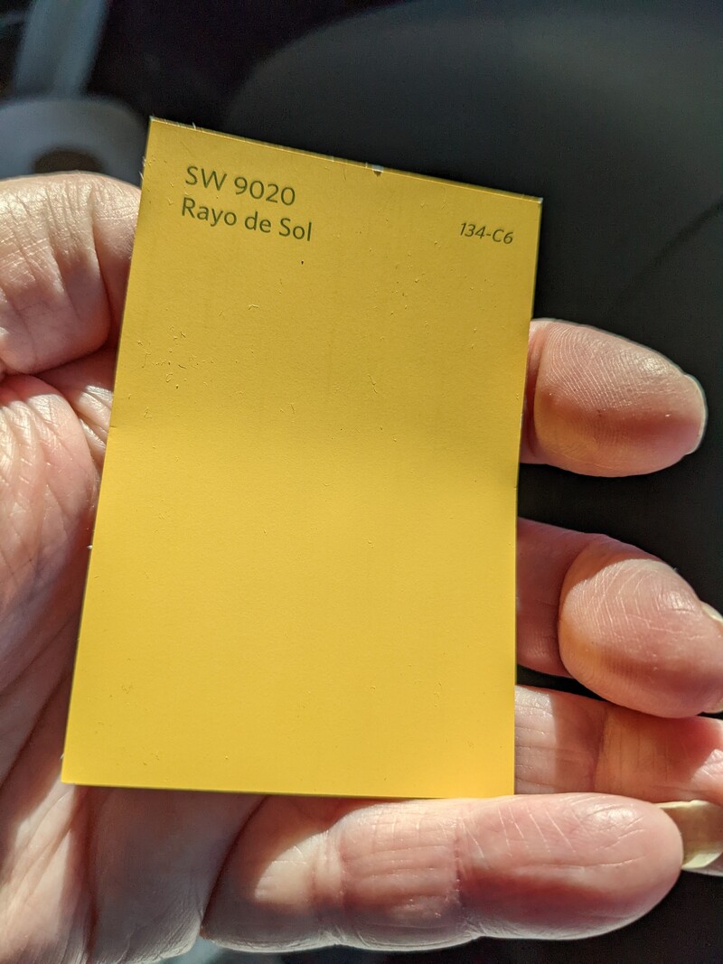 Summit Color Swatch. Yellow.