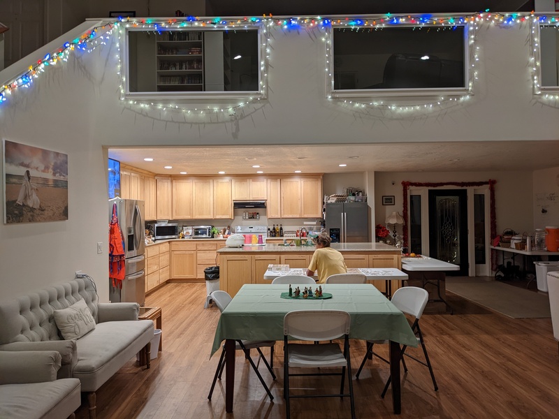 Eating area and Kitchen in the Great Room.