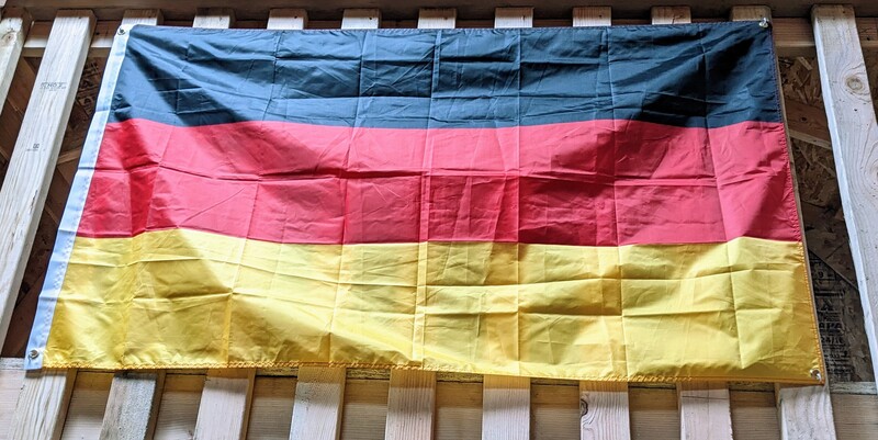 German flag in B2.