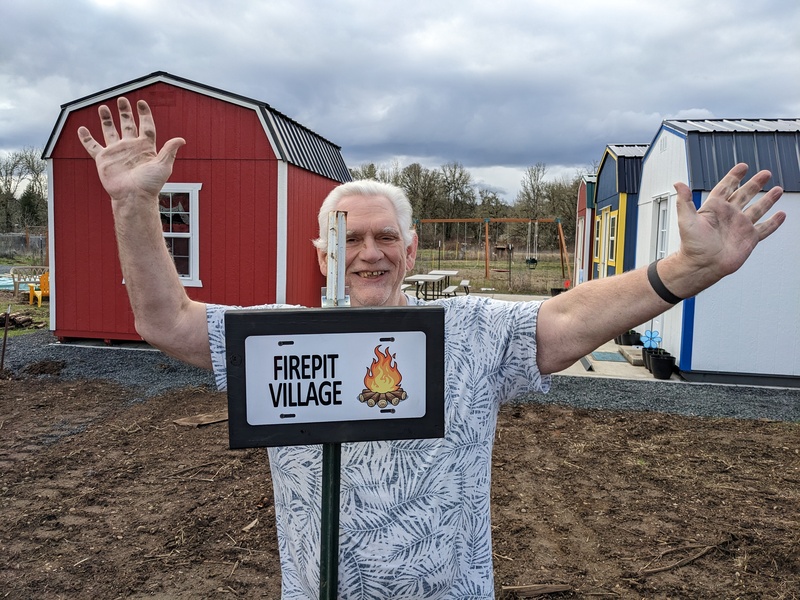 FPV Don is pleased with Firepit Village sign #2.