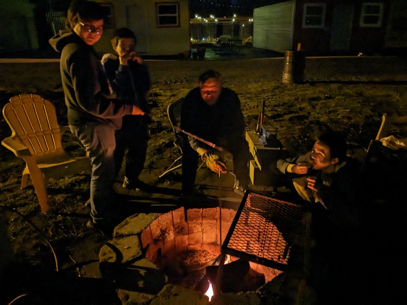 making S'mores