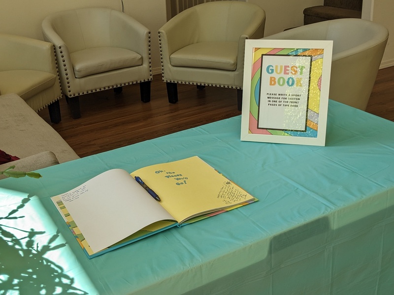 Dax party: Guest Book