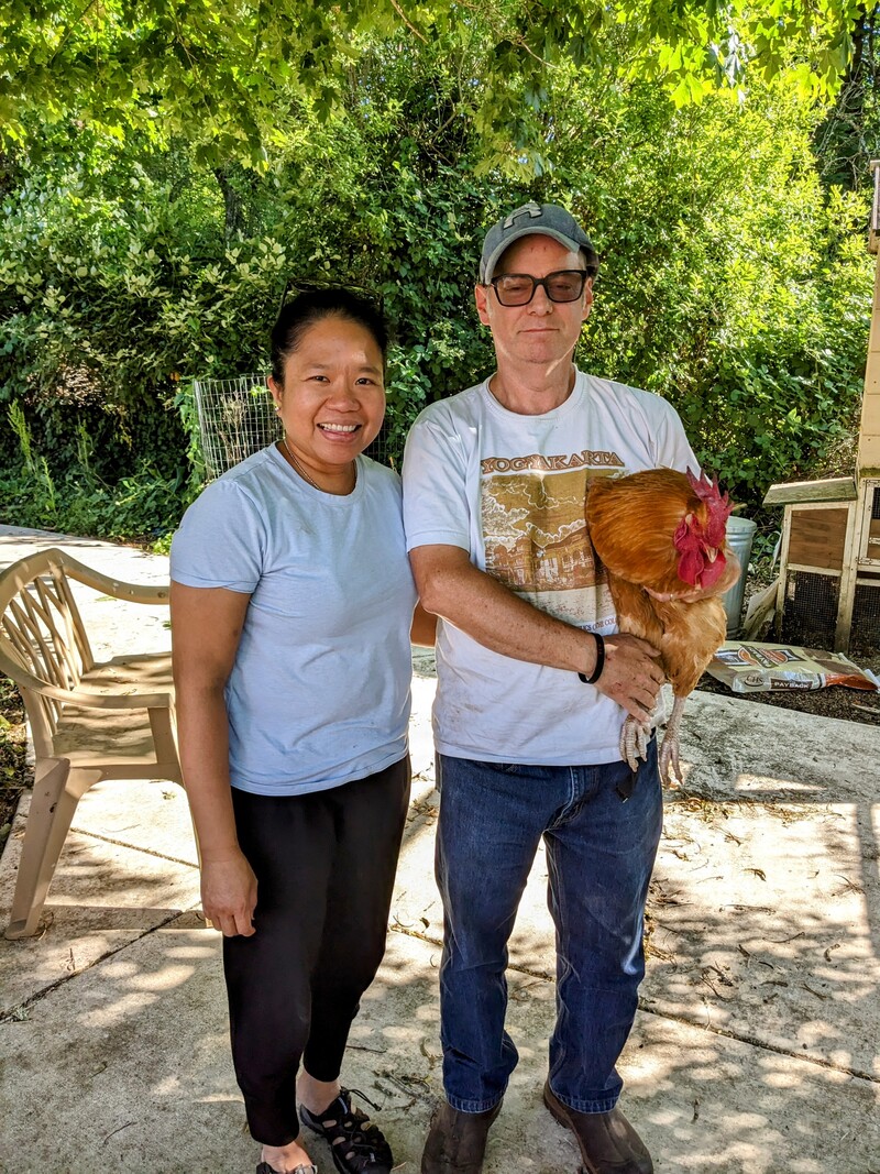 Lovely family that came and got Henry the eighth to give him a new home.