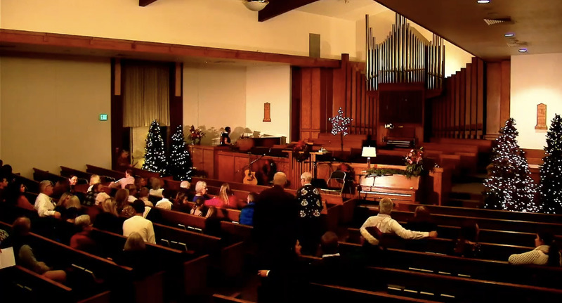 Don and Lois enjoy a Christmas Concert Devotional.