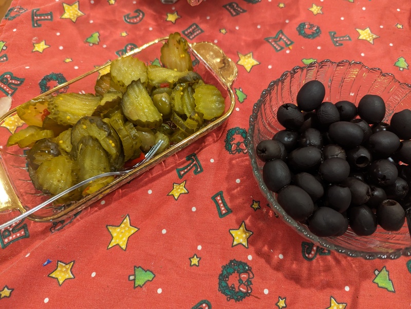 Pickles and olives