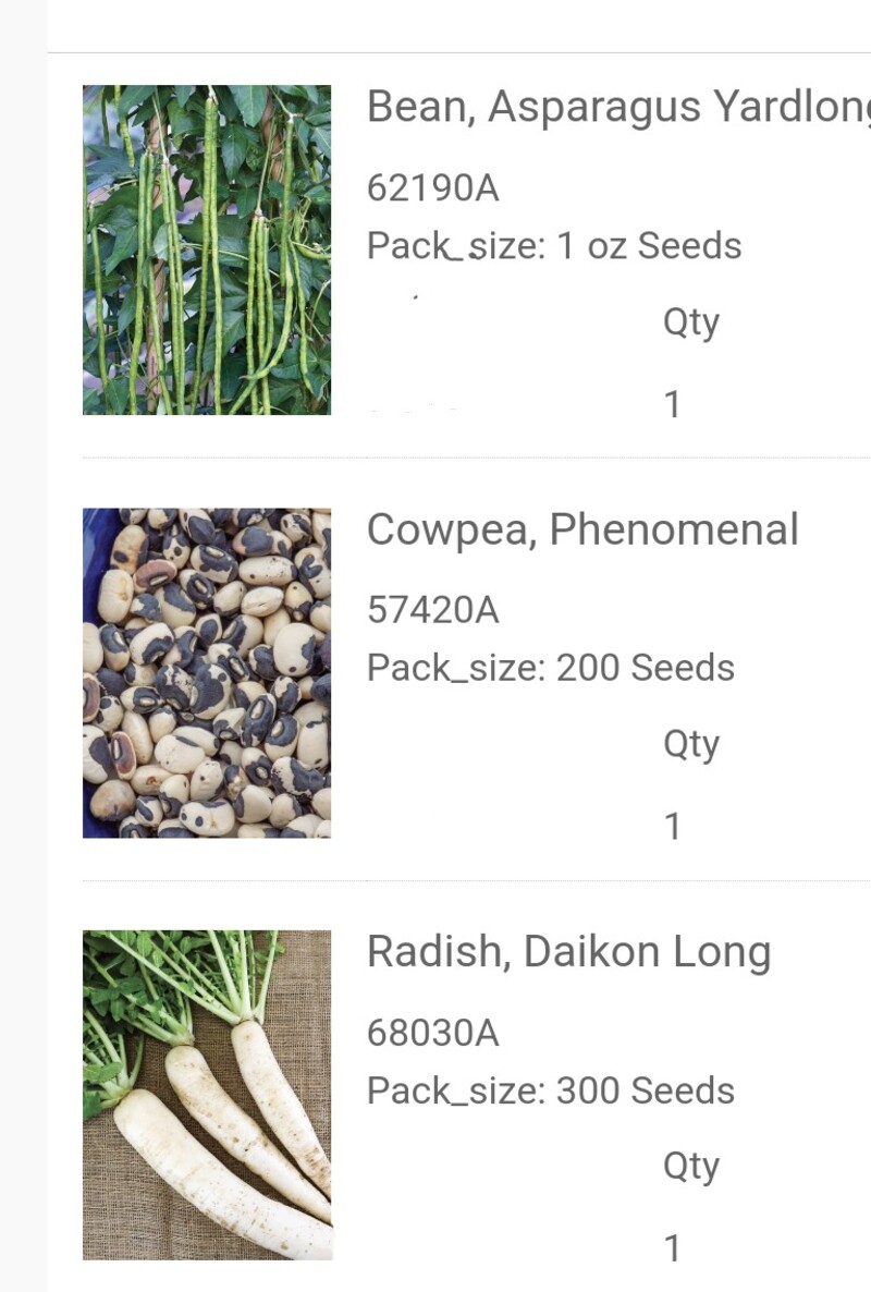I made my first and probably only order for my garden this year. I am excited to plant new crops..