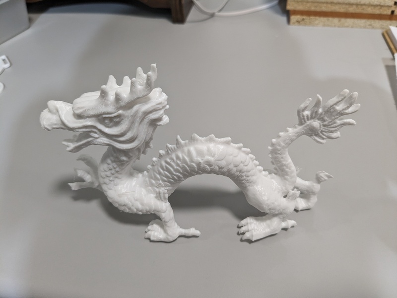 3D printed Chinese Dragon in honor of Chinese New Year.