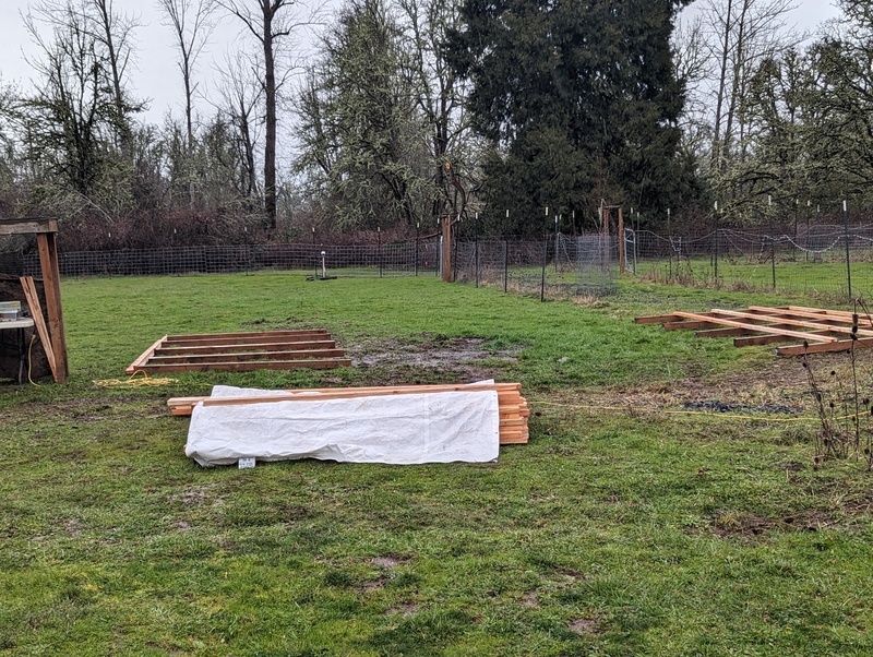 New sheep barn.