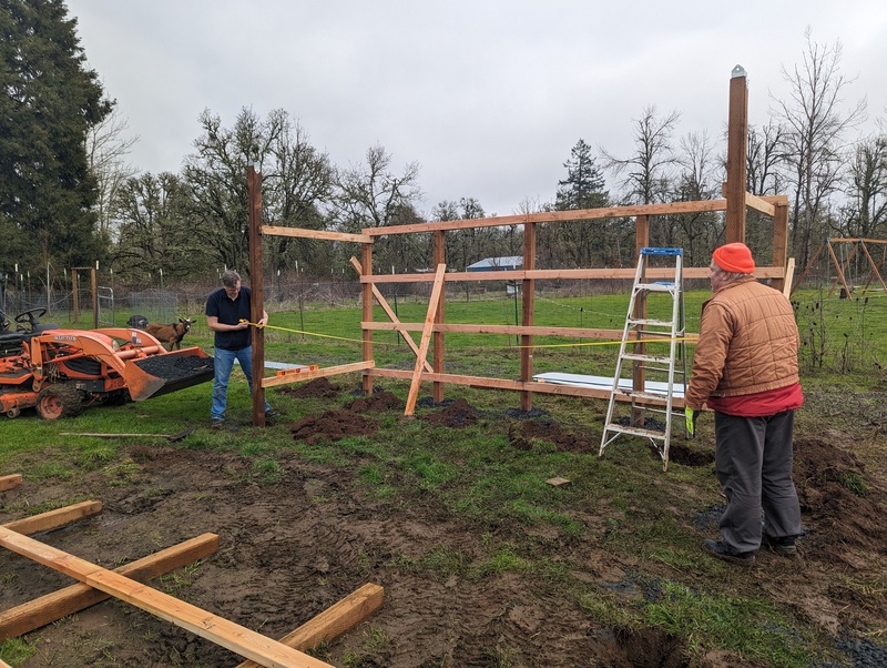 Joseph and Dennis are working hard.