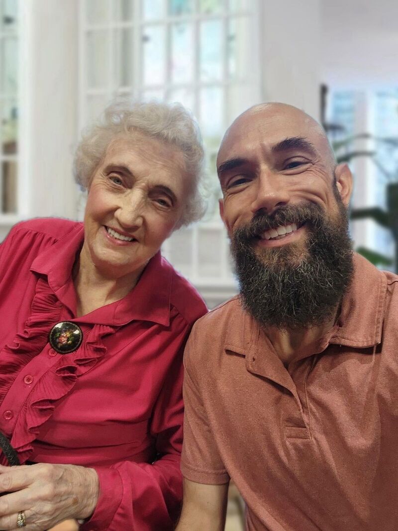 Grandma Jean with Grandson Mateo.