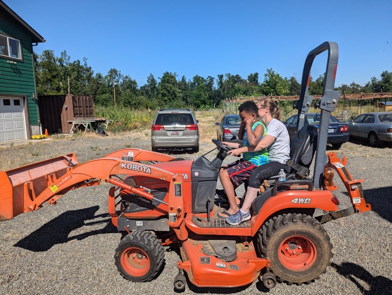 Coleman Reunion: Tractor Driving.