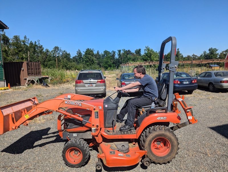 Coleman Reunion: Tractor Driving.