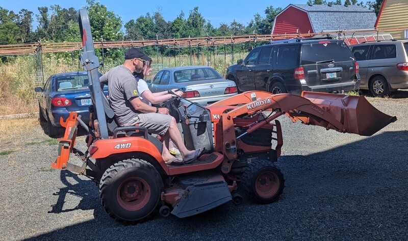 Coleman Reunion: Tractor Driving.