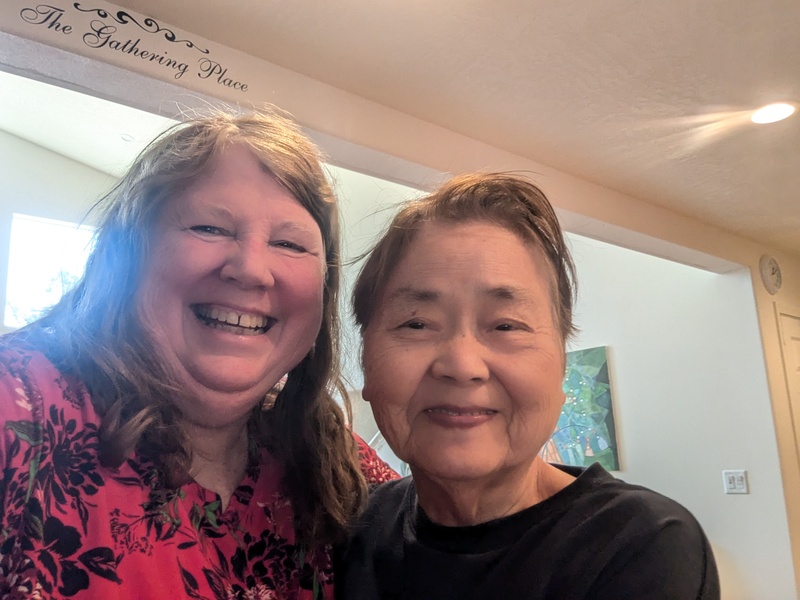 Lois and Akiko's mom, Itsuko Takano from Japan.