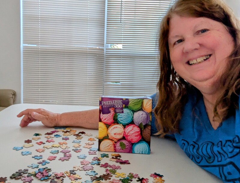 Lois celebrates the Ice Cream social with a puzzle.