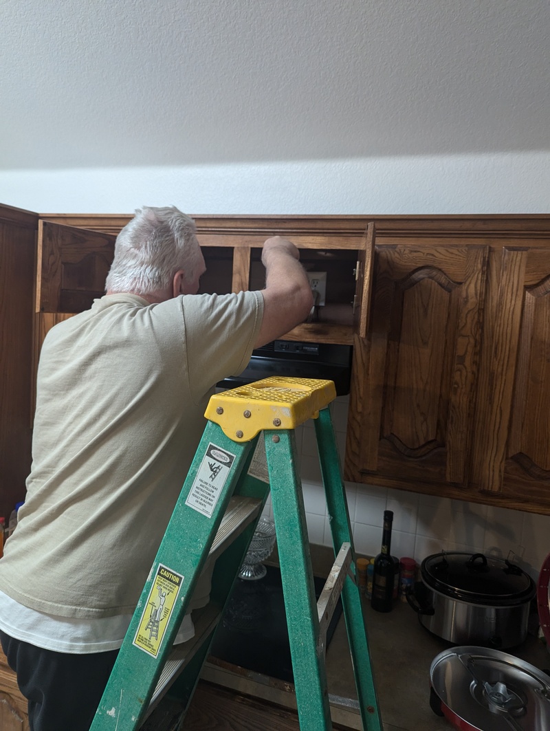 Kitchen Cabinet lighting.