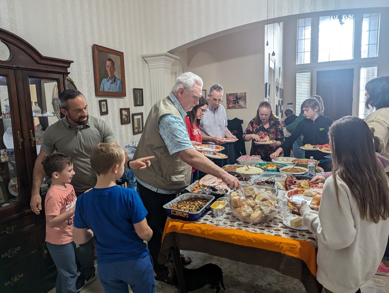 Thanksgiving dinner at Cindy's.