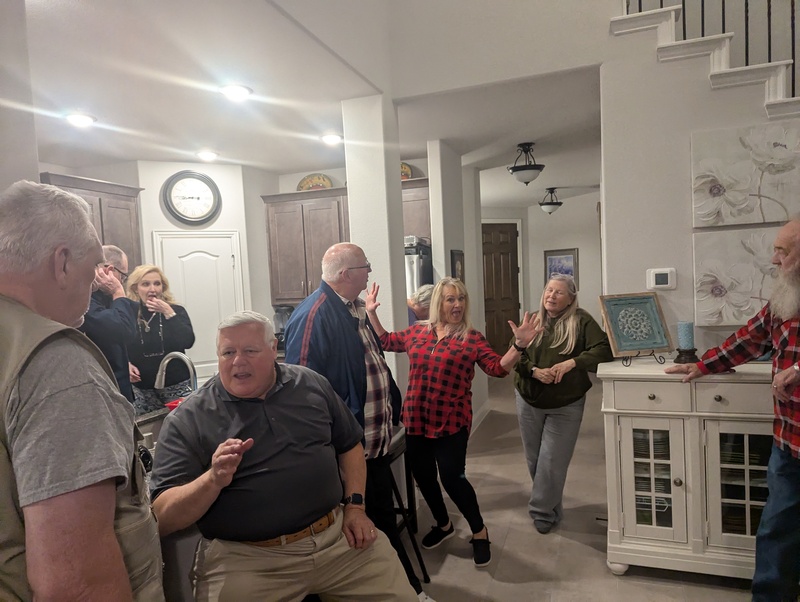 Empty nesters having fun.