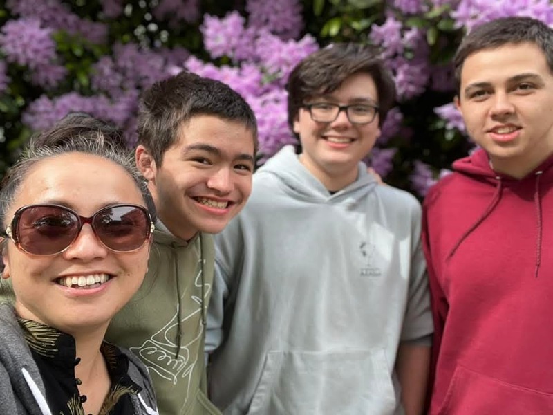 Akiko, Kekoa, Timmy, Alex.