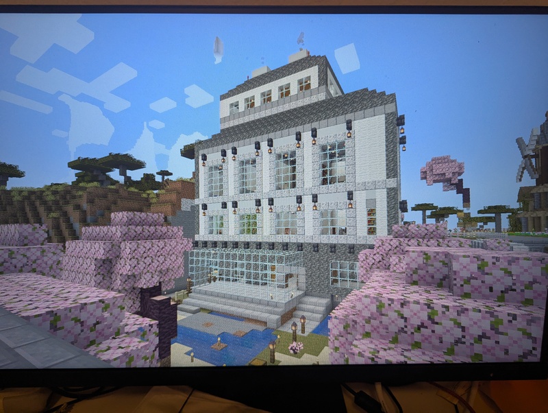 Lois's Minecraft version of Downton Abbey.