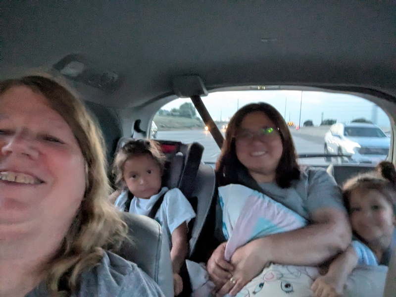 Yay we are on the ground in Utah with Ben, Zing Zing, Sum Sum, and Fei Fei.