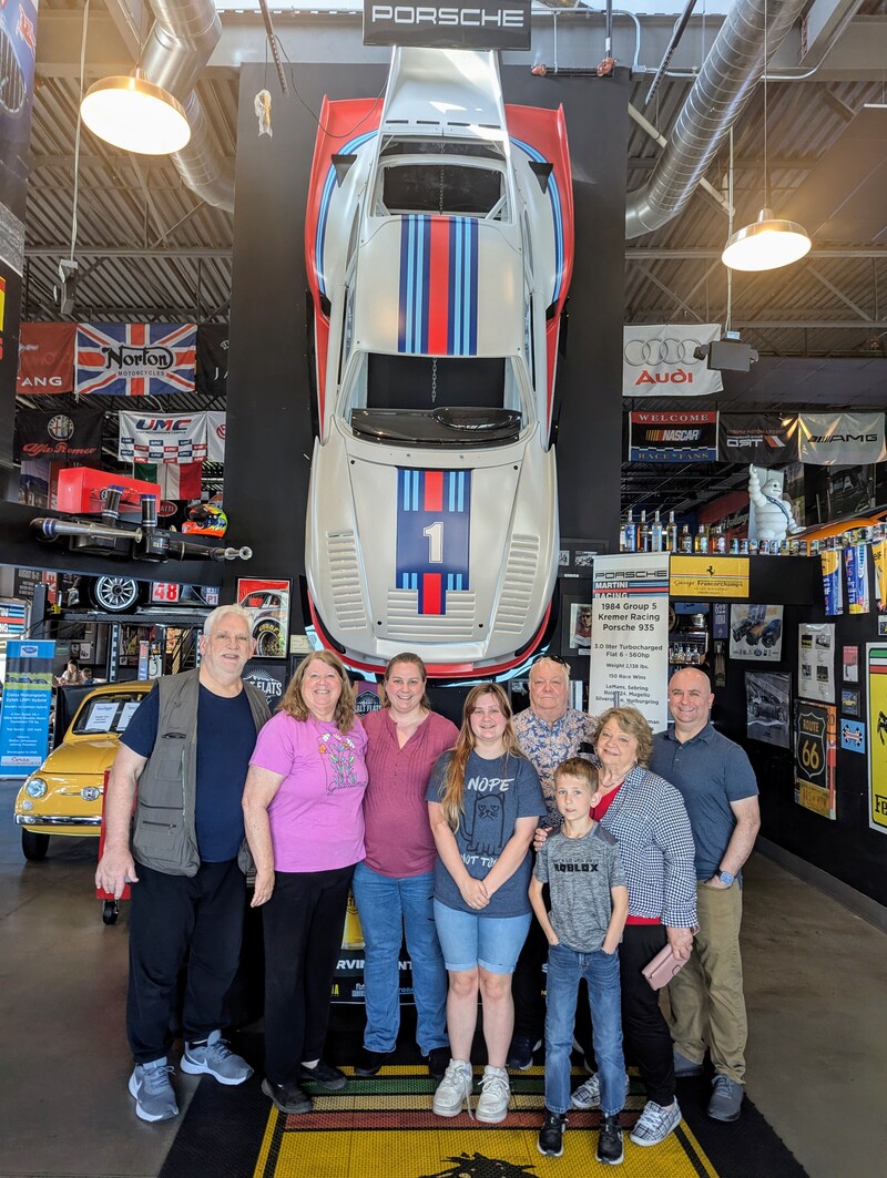 Our crew at Garage Grill.