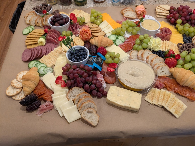 Shannon's Charcuterie Creation on our 9ft countertop