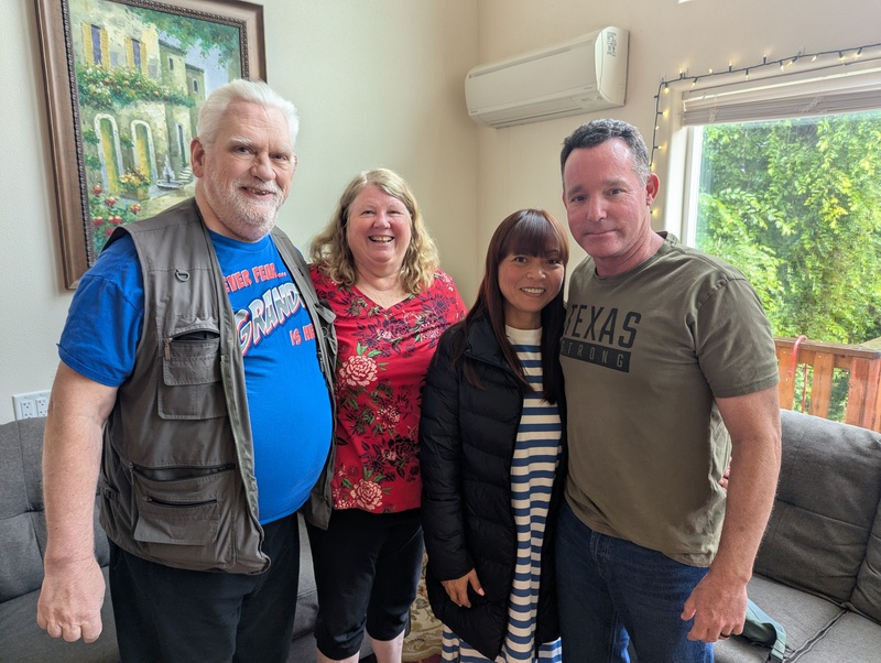 Don Colton, Lois Colton, Aisa Johnson, Chuck Johnson