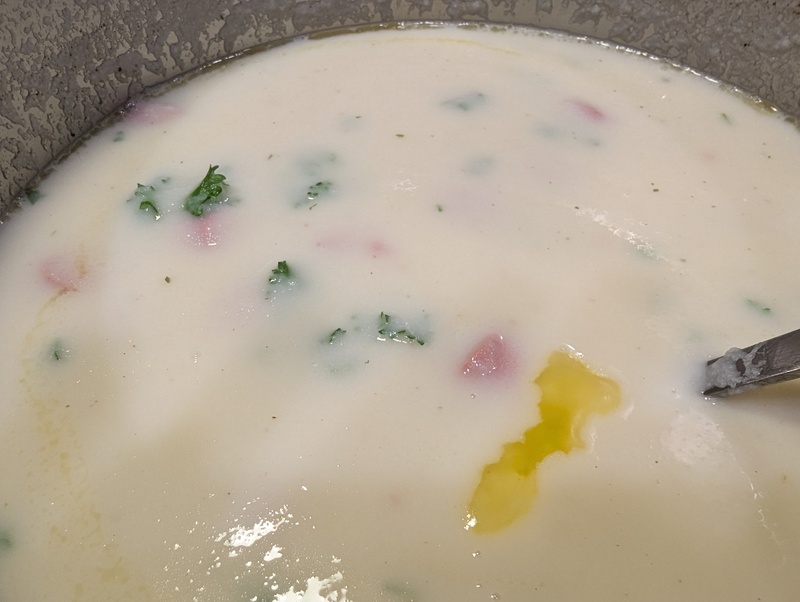 mashed potato soup, newlywed staple