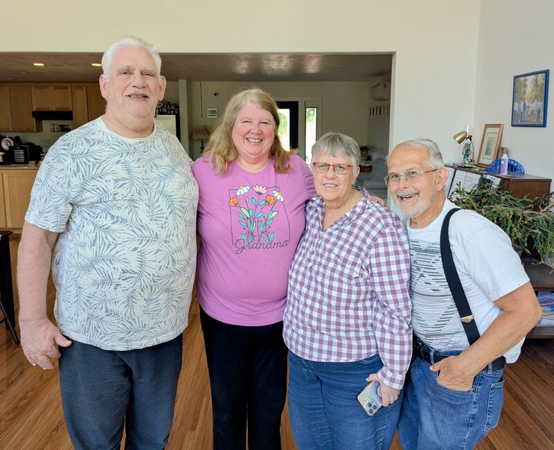 With Ivana and Lee Nebeker at Rosewold