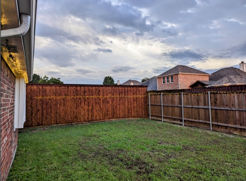 Before shot when we bought the home last year.