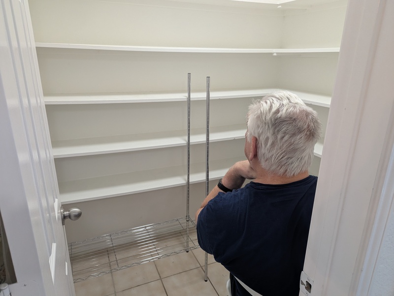 Don is thinking. How to make it more sturdy? Maybe I should enlist some help.