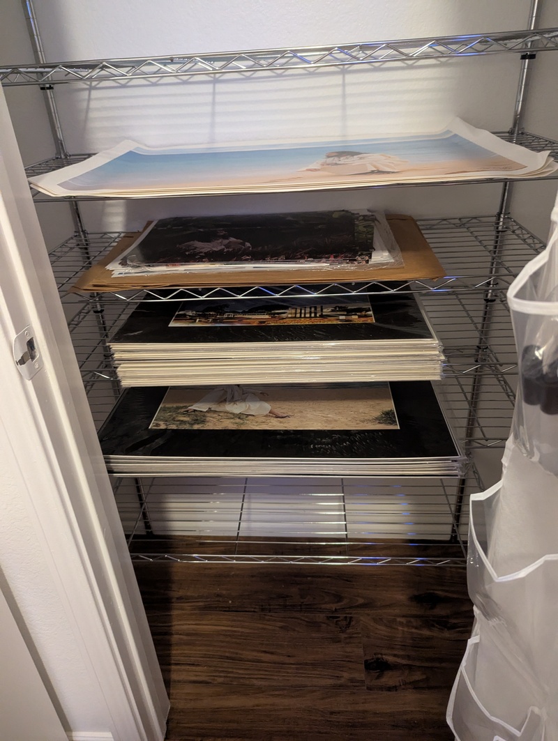Lois's Study Closet artwork.