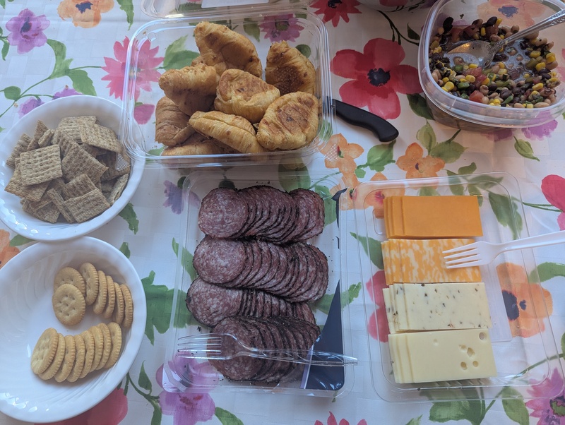 Texas 50th wedding celebration food.