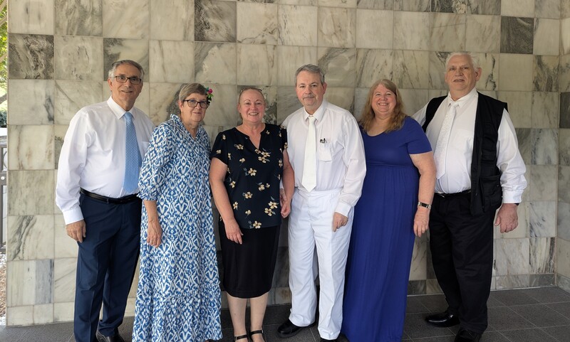 The six of us were able to go to the temple together this week. It was a real treat.