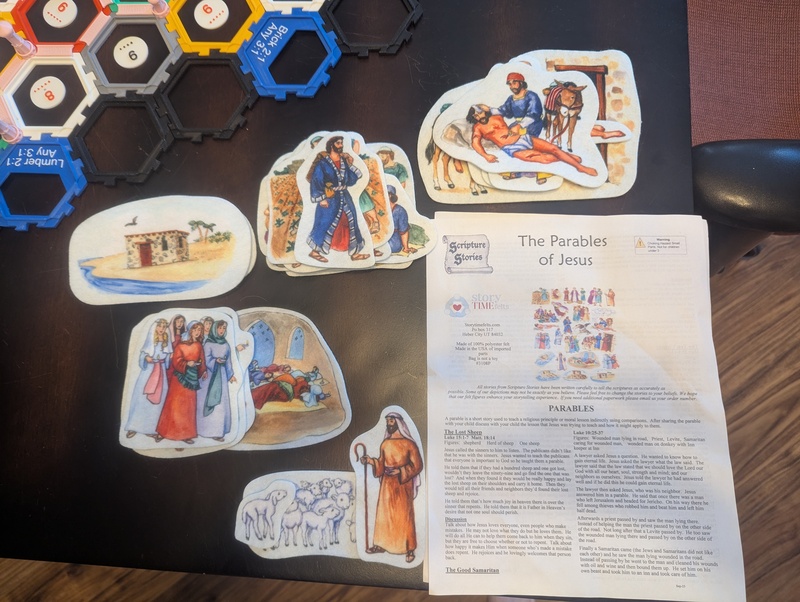Lois ordered flannel board stories for her Primary 3-4 year old Sunday school class.